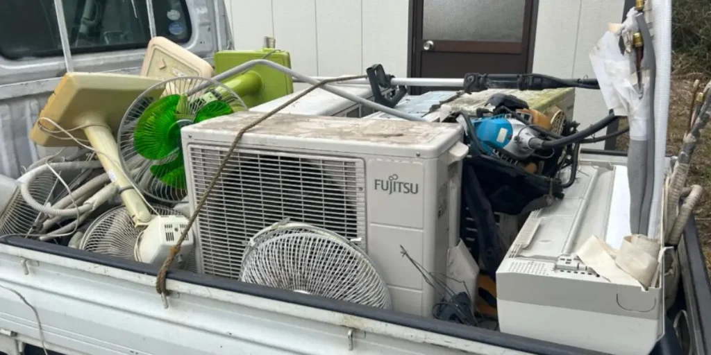 【鹿児島市】甲突町・下荒田・田上｜バイク・エアコン・液晶テレビ無料回収事例