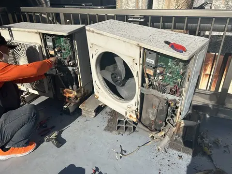 作業風景 鹿児島市天文館